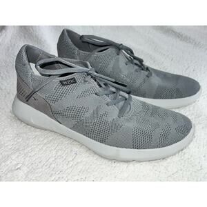 Kizik Madrid Eco-Knit Shoes Gray Hands Free Lightweight Sneakers - sz 10.5M - T7